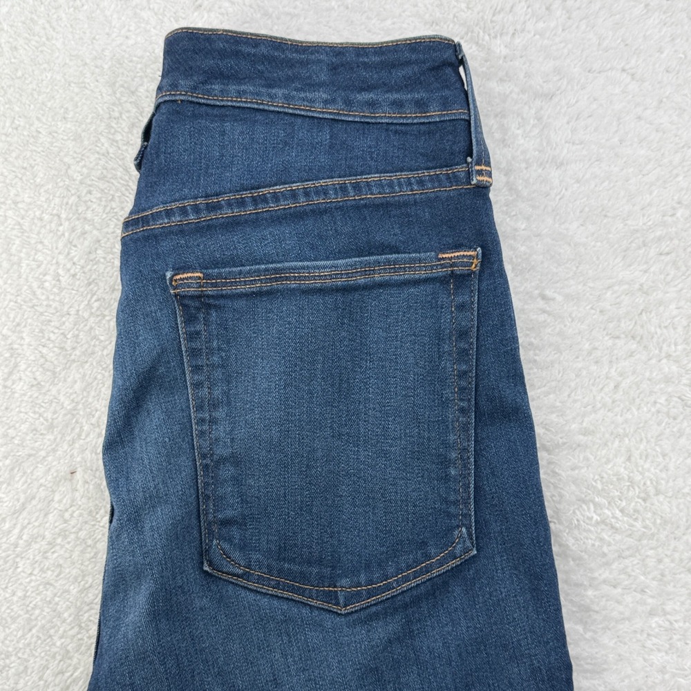GOOD AMERICAN Women Blue Wash Skinny Zipper Detail Jeans Size 10/30